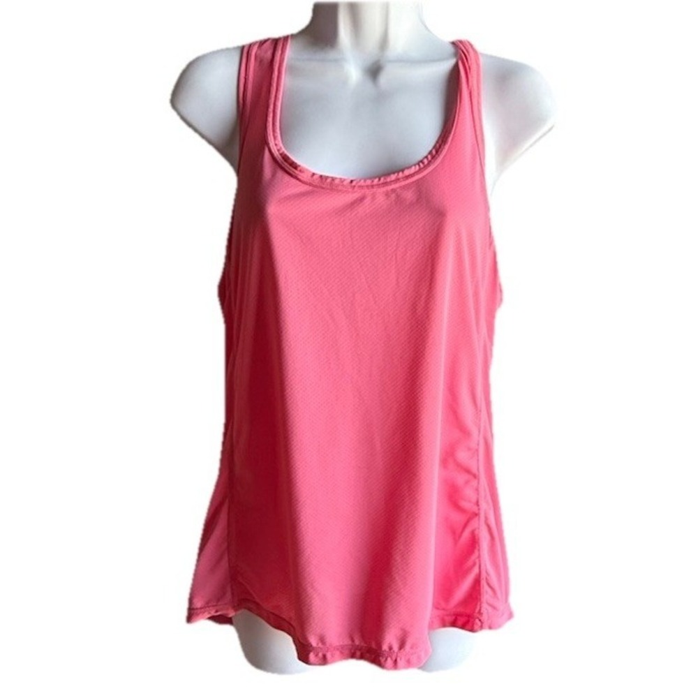 Z By Zella Activewear Razorback Tank Top Women's Large Pink Sleeveless